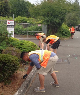 Roadside Clean Up Farallon Employees