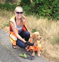 Roadside Clean Up Ozzie the Dog! 